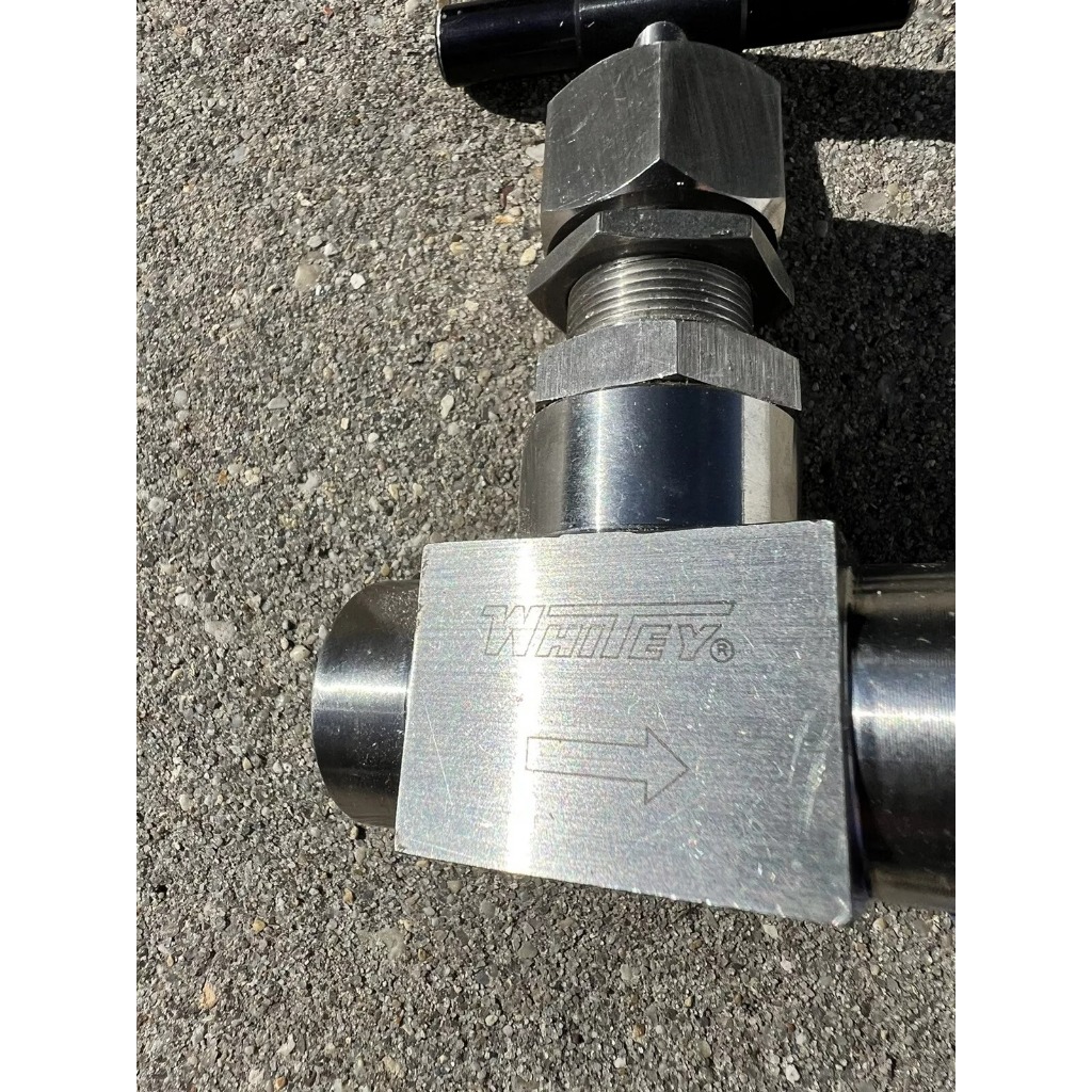 Needle Valve 1/2" NPT Whitey SS-7VF8 Stainless Steel Integral Bonnet