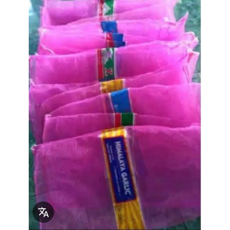 karung bekas bawang putih