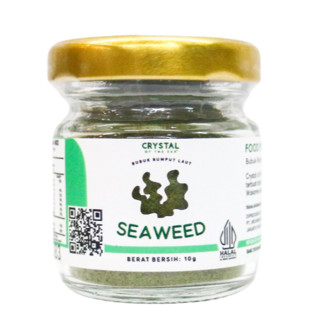 

Crystal Of The Sea Seaweed Food Powder 10g – Bubuk Rumput Laut Bergizi