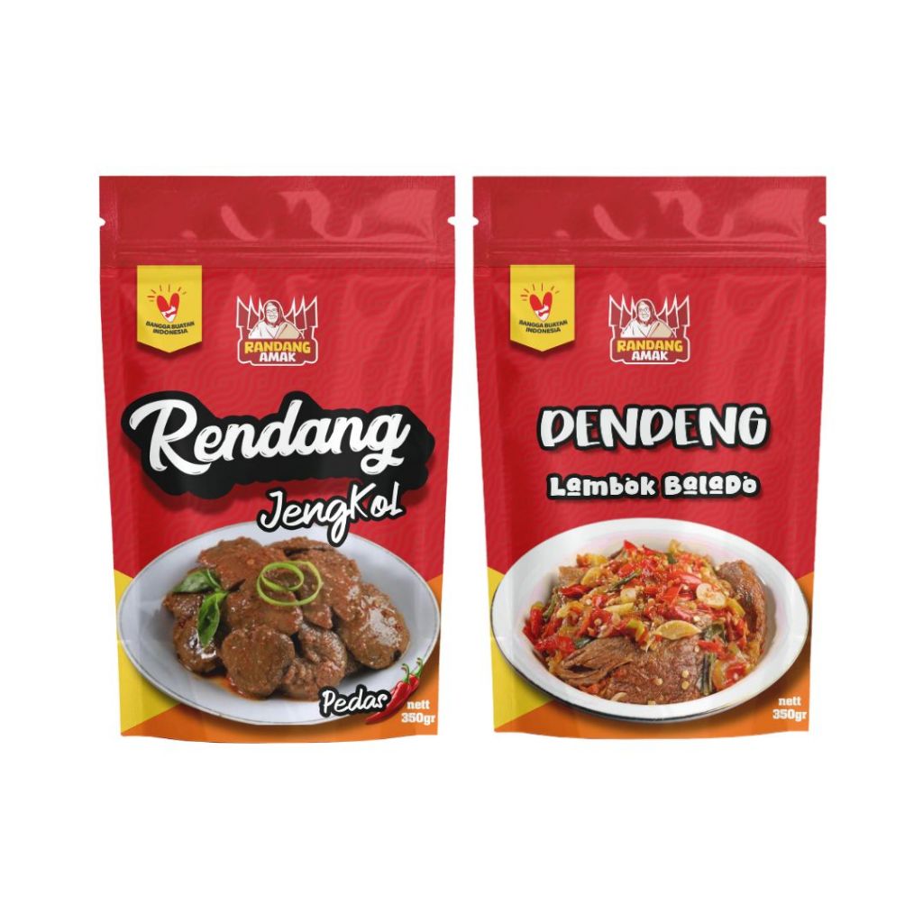 

Randangamak - Paket J Rendang Jengkol Pedas & Lambok Balado 350GR