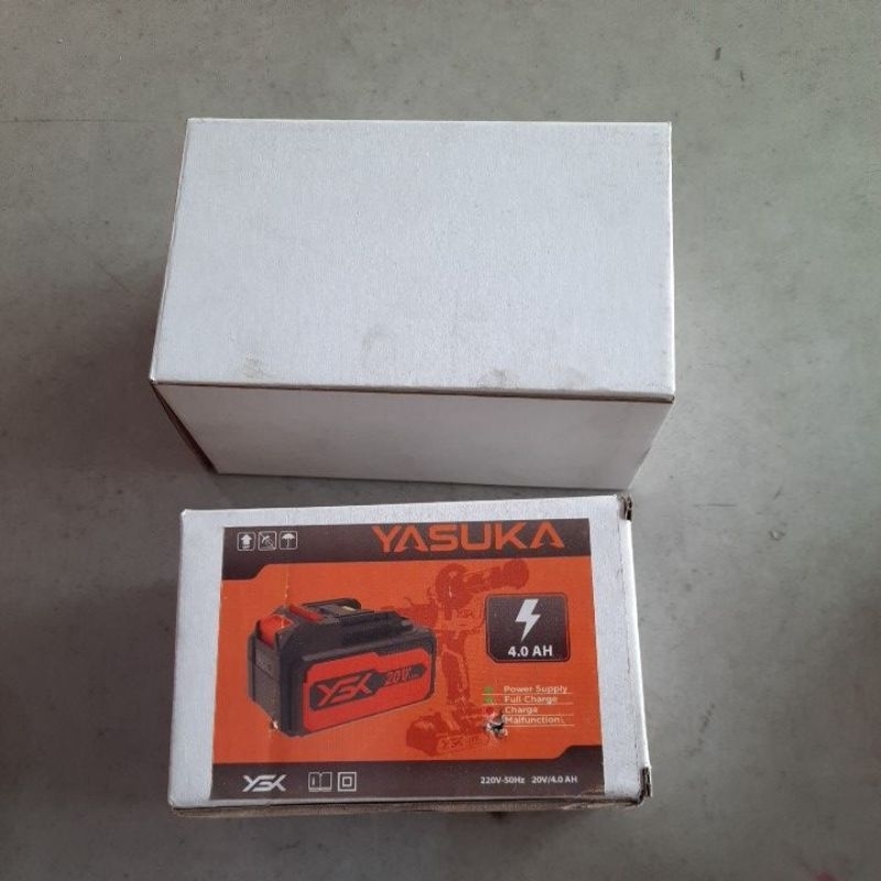 BATERAI 4 AH DAN CHARGER YID 318 YASUKA
