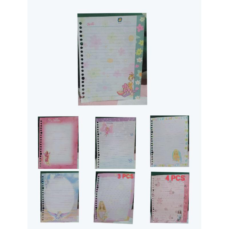 

[MIN. BELI 5 LEMBAR] Isi Binder A5 Barbie Variant (Deffect)