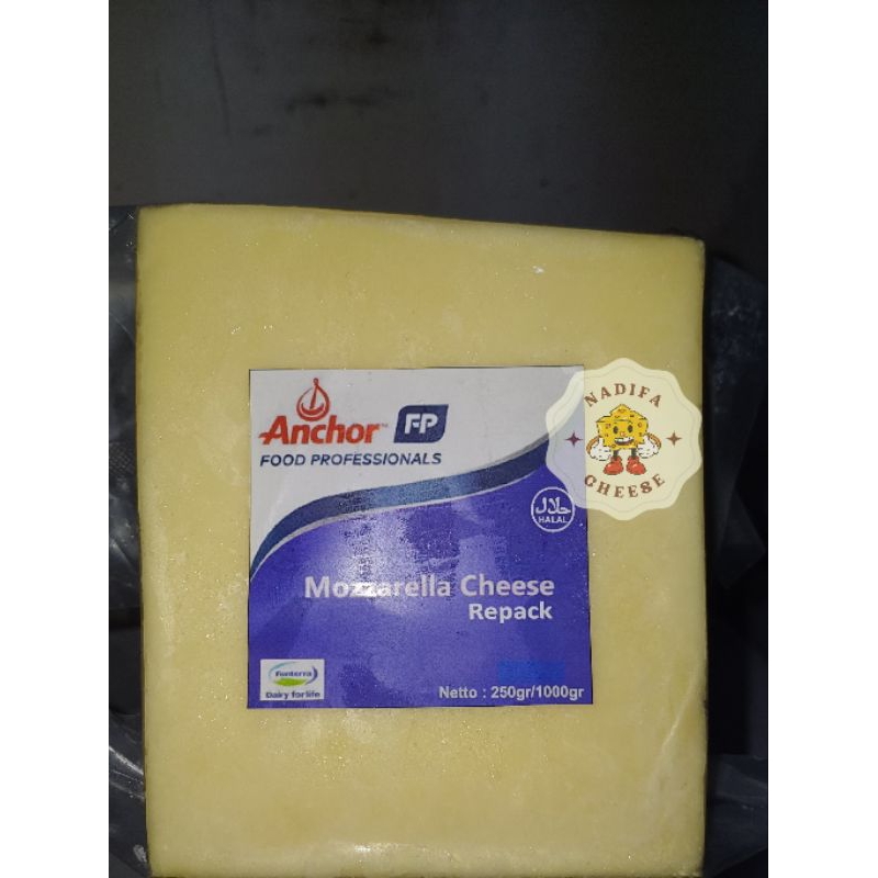 

1 KG KEJU MOZZARELLA ANCHOR MULUR PANJANG BISA COD - KEJU MOZZARELLA CHEESE ANCHOR 250 GR