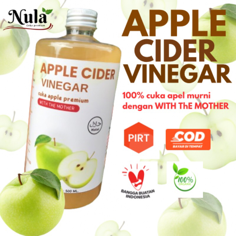 

CUKA APPEL PREMIUM 100% Murni cuka apel dengan WITH THE MOTHER
