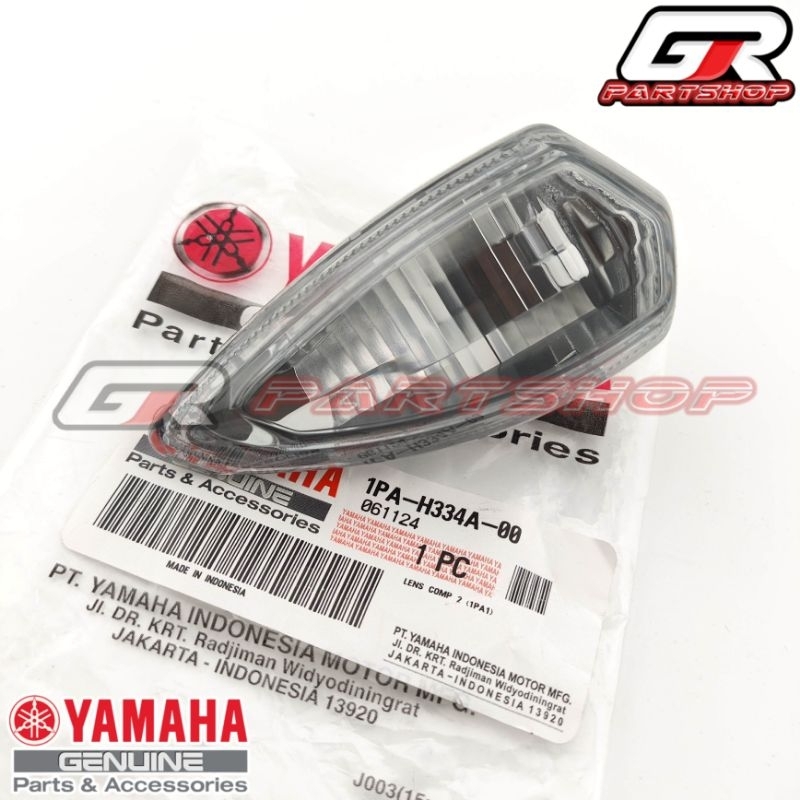 1PA-H334A MIKA KACA LAMPU SEN DEPAN KANAN / BELAKANG KIRI VIXION NVL NVA  AEROX XABRE R15 ORIGINAL Y