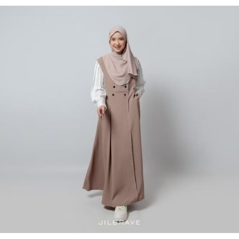 Alya Overall Jilbrave Khaky size L New