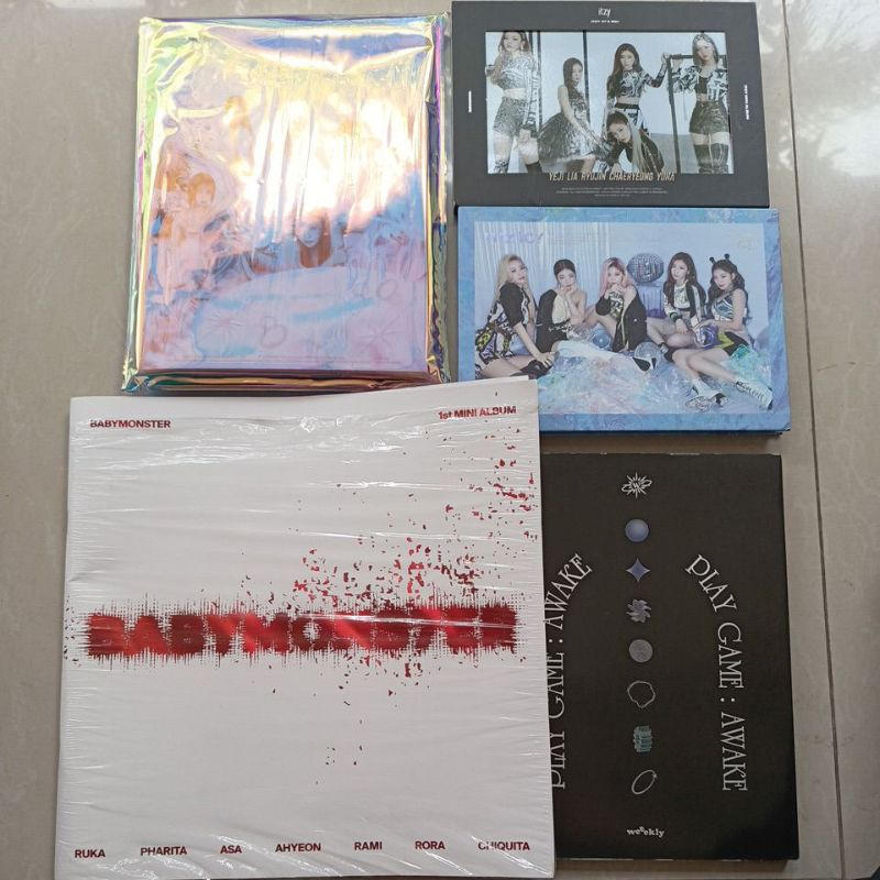 [ OFFICIAL ] CLEARANCE SALE ALBUM ONLY GIRLGROUP ITZY RED VELVET BABYMONSTER WEEEKLY MINUS PC UNDERP