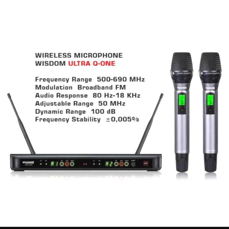 mic microphone wireless WISDOM ULTRA Q ONE ORIGINAL