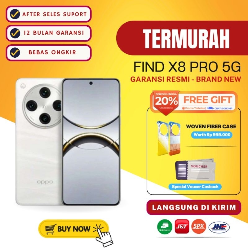 Oppo Find X8 Pro 5G 16GB/512GB Garansi Resmi
