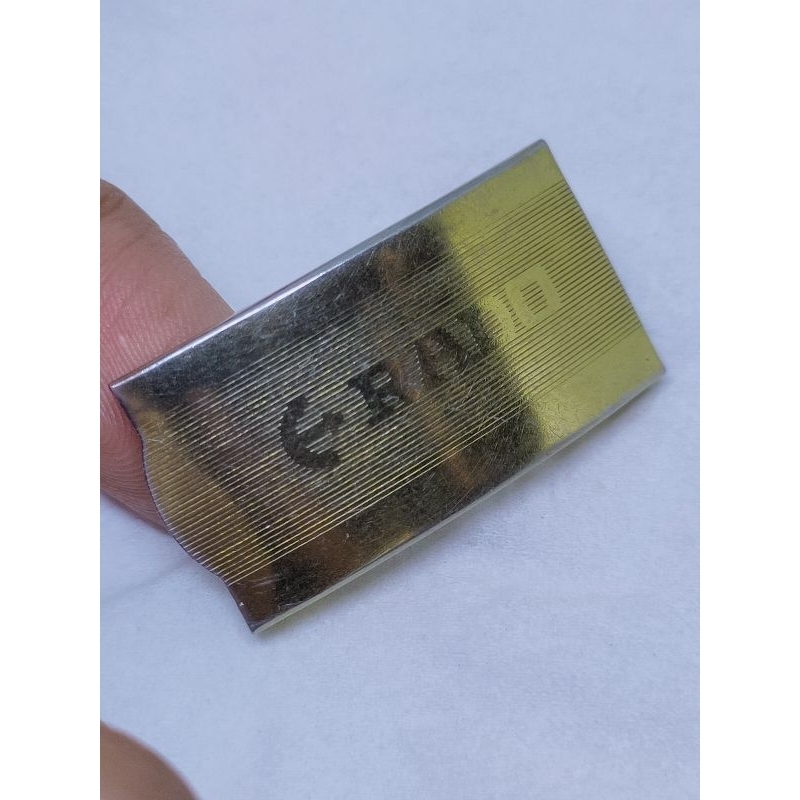 Rado vintage clasp buckle bracelet watch stainless gold kunci pengait rantai jam tangan antik rado d