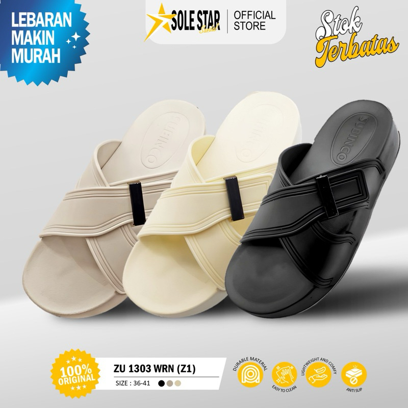 SUBINCO |36-41| Sandal Wanita Selop Silang Elegan Kekinian Empuk Formal Casual | SB 1303 WRN |