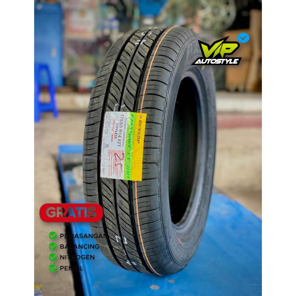Ban Mobil Murah Brio, Calya, Sigra, Ayla Merk DUNLOP ENASAVE EC300+ 175 65 R14 Ring 14