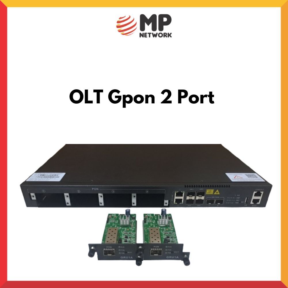 GR1000 1U GPON OLT + 2 Port PON Card - MP Network