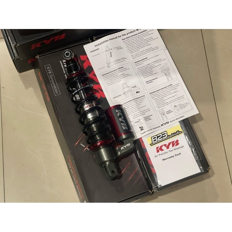 shock kyb elite vario scoopy beat 330mm double klik original kyb japan quality original