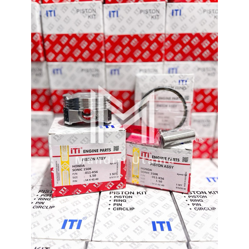 PISTON KIT SONIC 150R CB 150R LED SUPRA 150 GTR K56 ITI