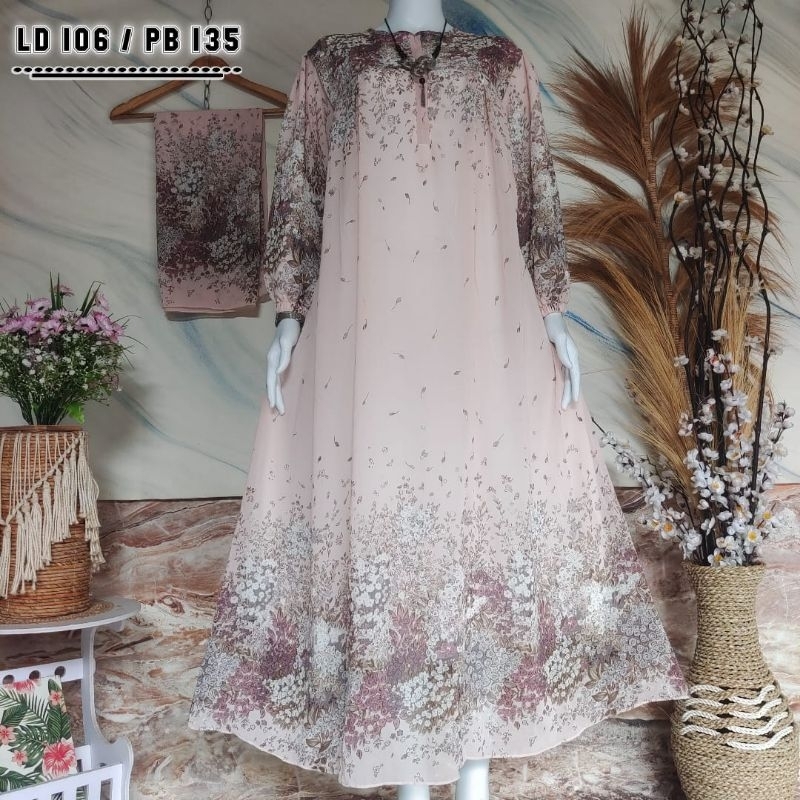 Riyani Dress Set Hijab Segi4