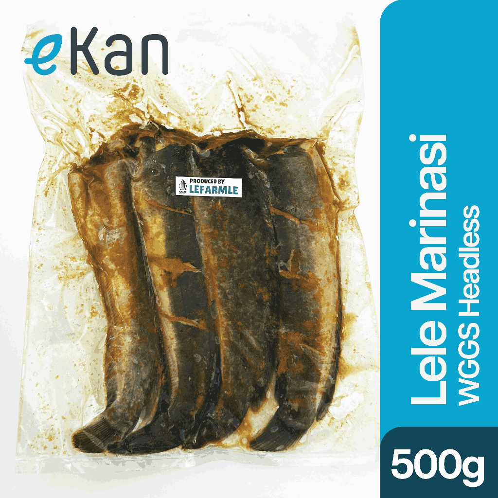 

Ikan Lele WGGS Headless Marinasi Kuning Frozen - 500gr