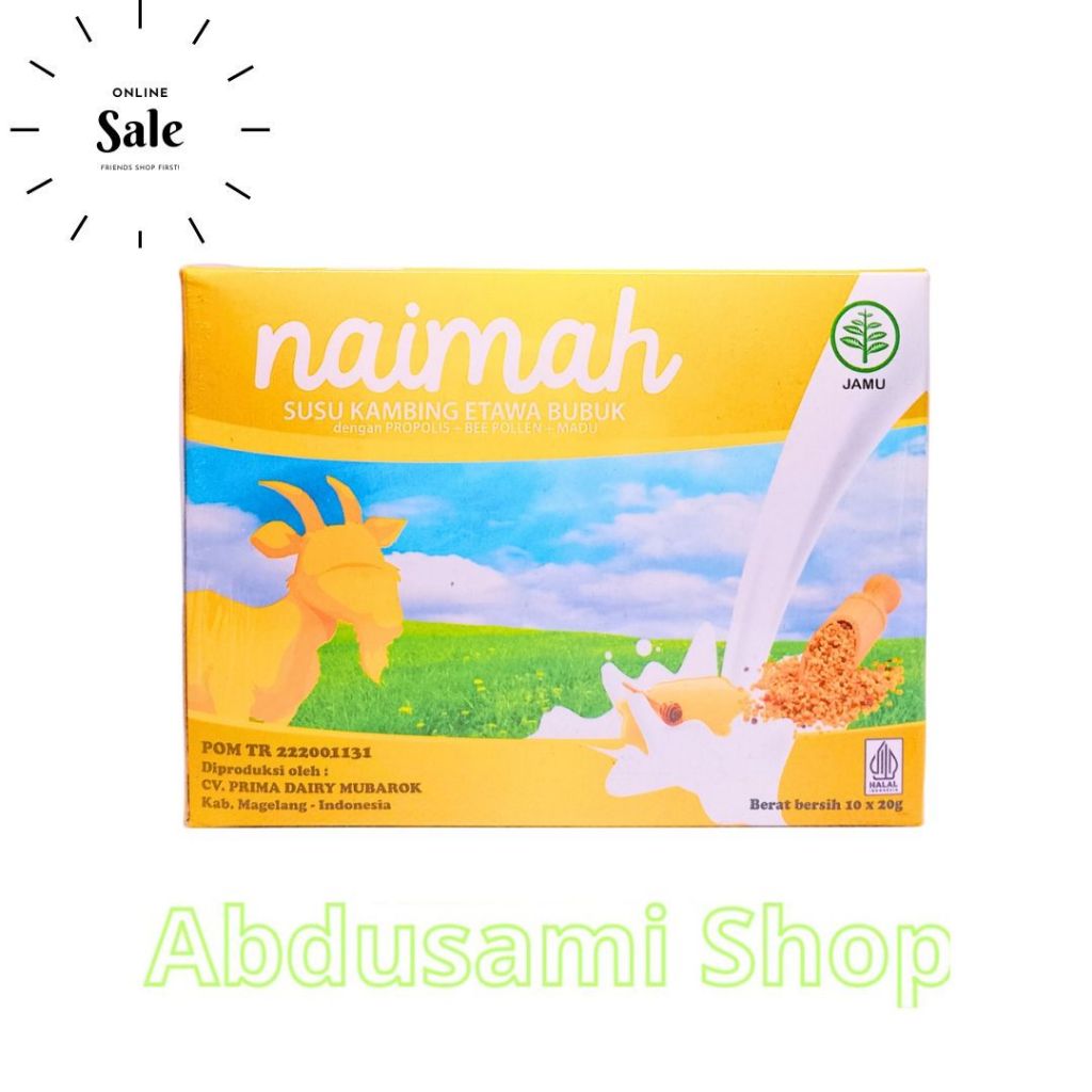 

Susu Kambing Etawa Naimah Bubuk plus Propolis Bee Pollen Asli