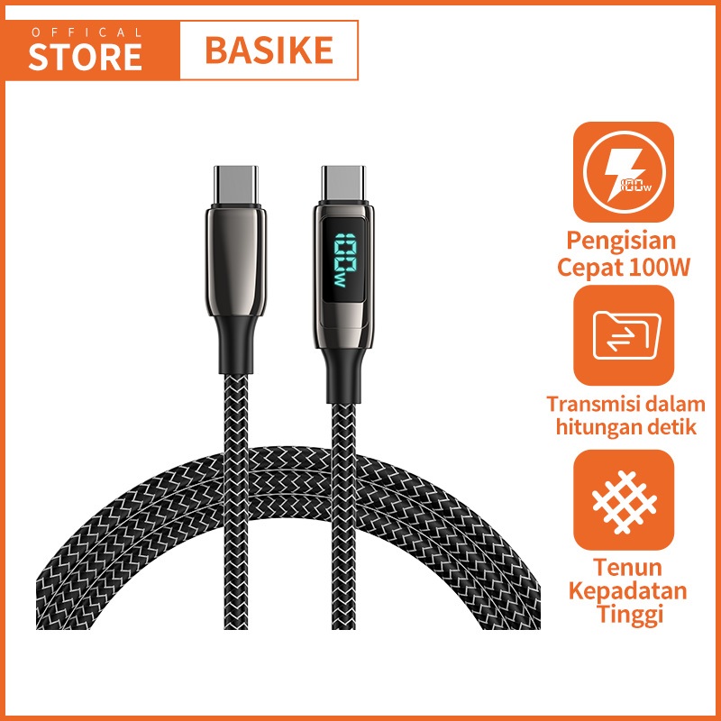 BASIKE Kabel Data iPhone Fast Charging PD 20W Type C To Lightning Type C for iPhone 7-16 Original