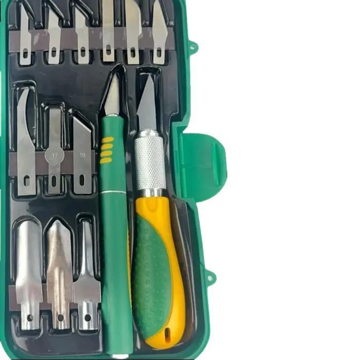 

Pisau Ukir Hobby Knife Set 14 Pcs Feibao carving knife set pisau serbaguna