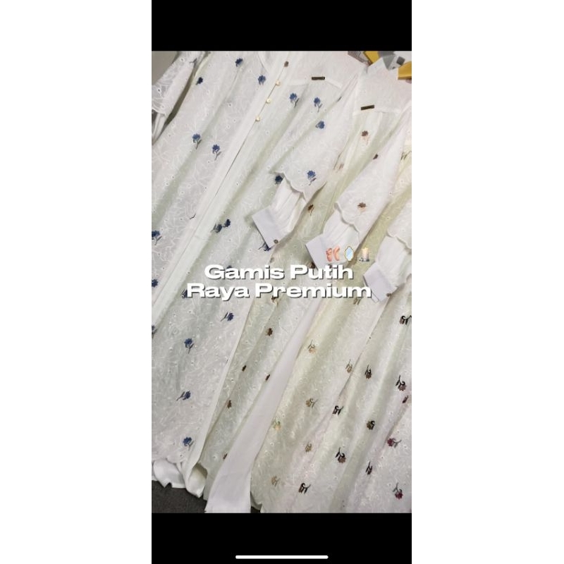 Gamis Raya Putih Rompi 2