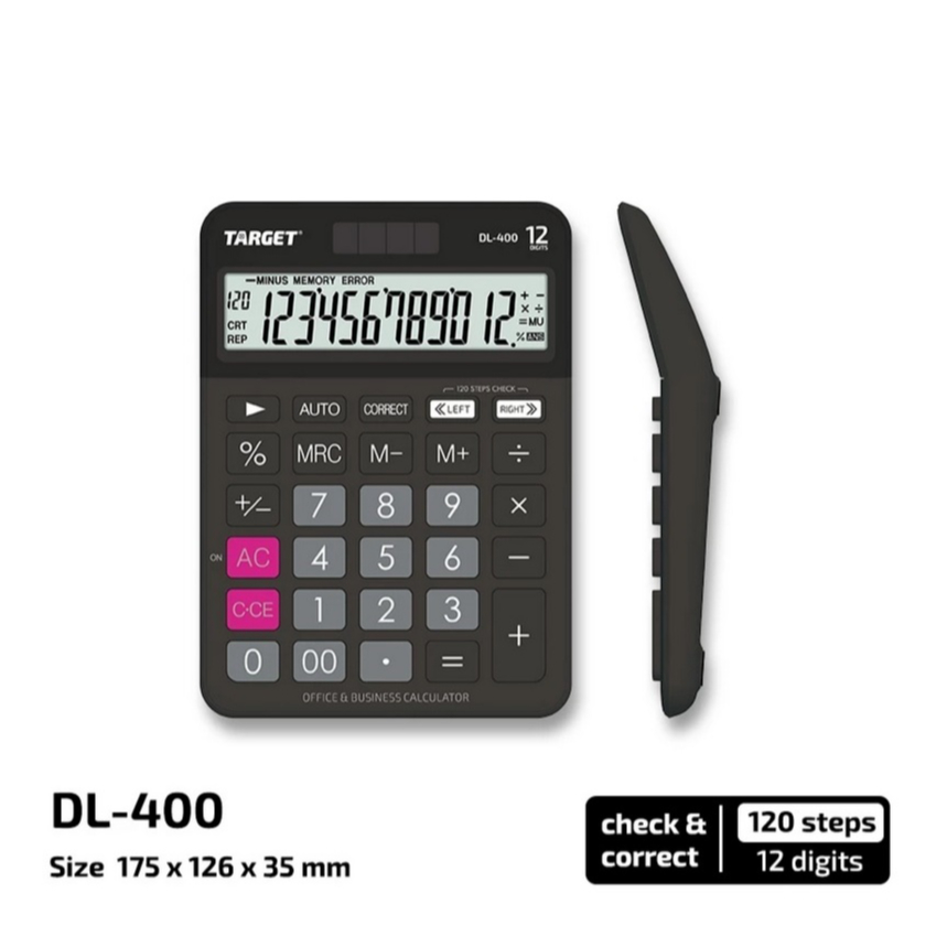 

KALKULATOR TARGET DL-400 /DESKTOP CALCULATOR 12 DIGIT