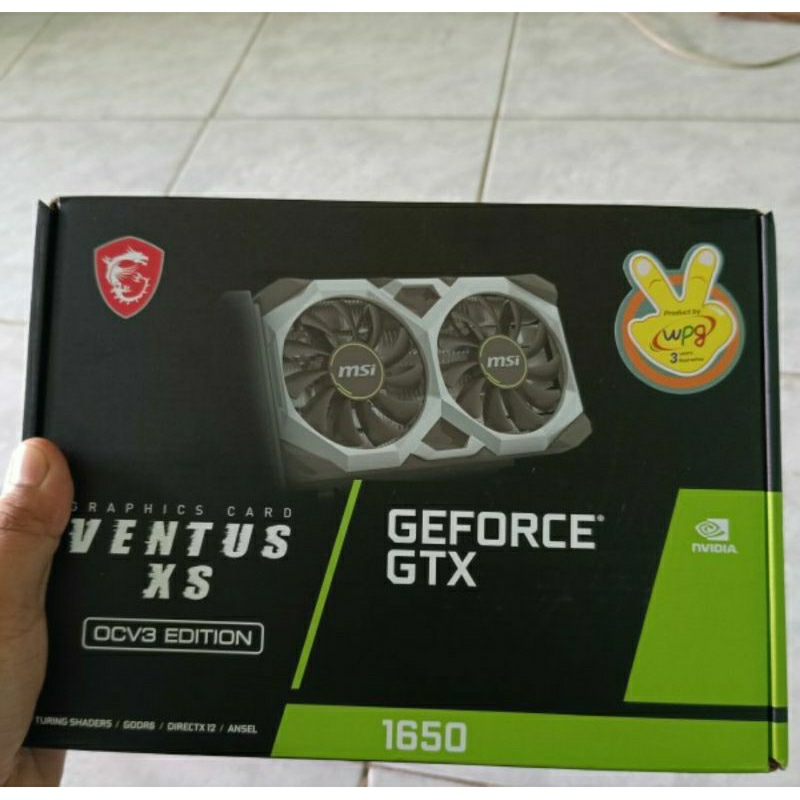 MSI GeForce gtx 1650 ventus garansi resmi