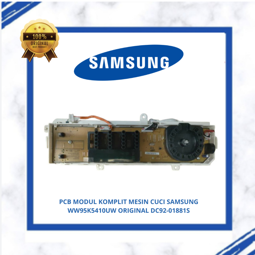 PCB MODUL KOMPLIT MESIN CUCI SAMSUNG WW95K5410UW ORIGINAL DC92-01881S