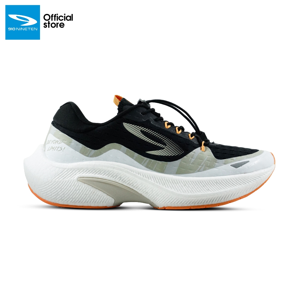 910 Nineten Kaza Jetracer Sepatu Lari Anak - Hitam/Putih