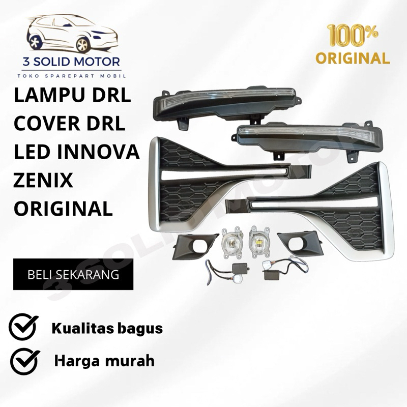 LAMPU DRL COVER DRL LED INNOVA ZENIX ORIGINAL