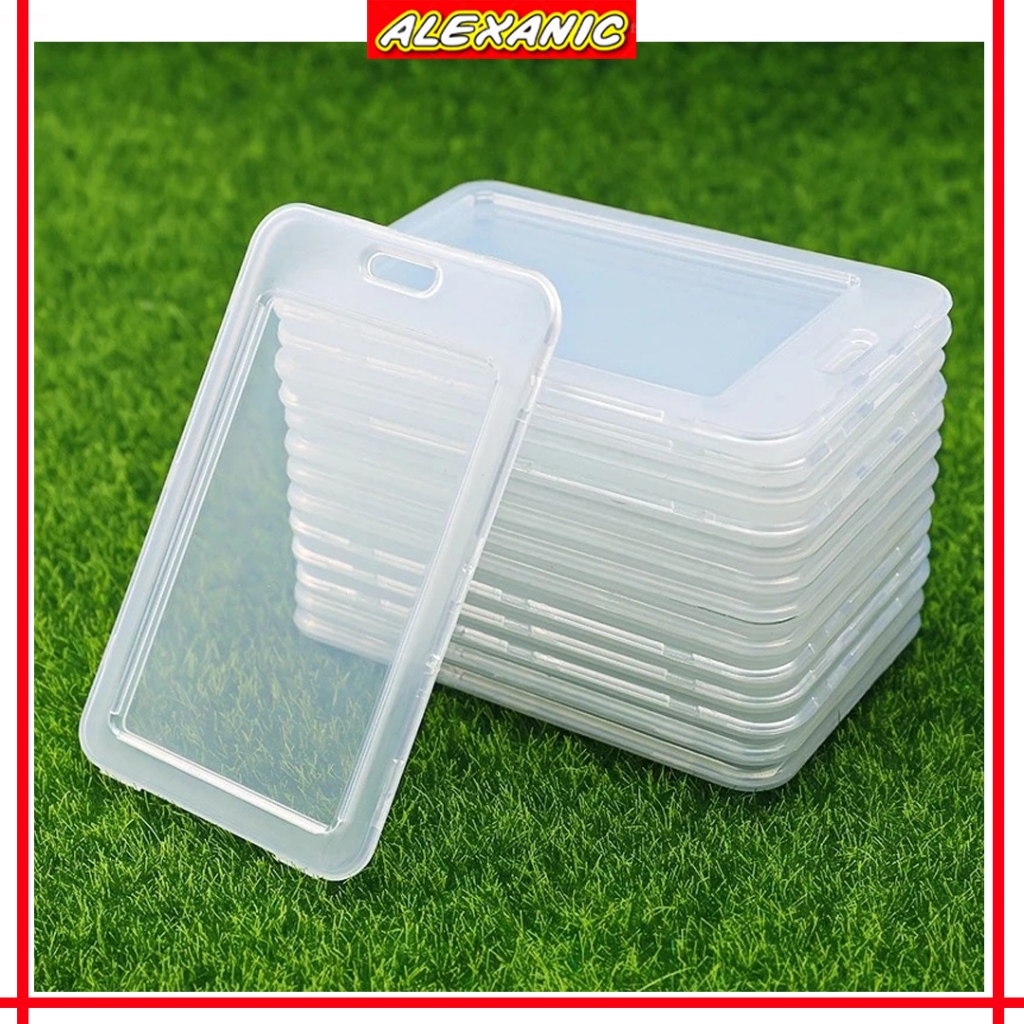 

ID Card Holder Transparant | Plastik Name Tag Clear Card | Gantungan Plastik Kartu ID Card
