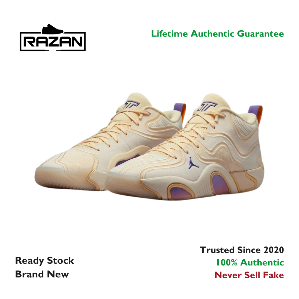 Jordan Tatum 3 PF Sail Muslin 100% Authentic HV5913 100