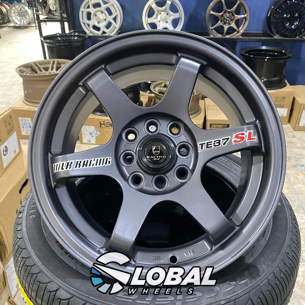 Velg Racing TE37 Ring 15 Buat Mobil Brio, Jazz, Calya, Vios, Datsun, Agya, Avanza Dll