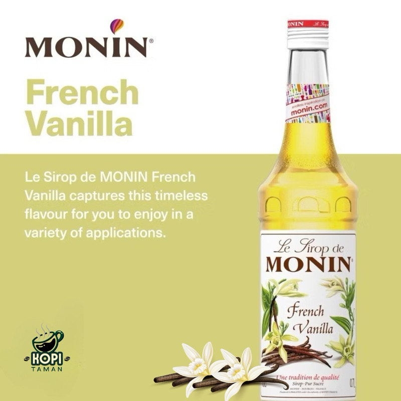 

Le Sirop De Monin FRENCH VANILLA 100ml (Repack)