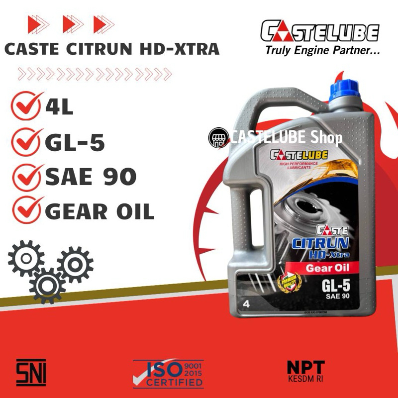 Castelube Citrun SAE 90 4L Gear oil