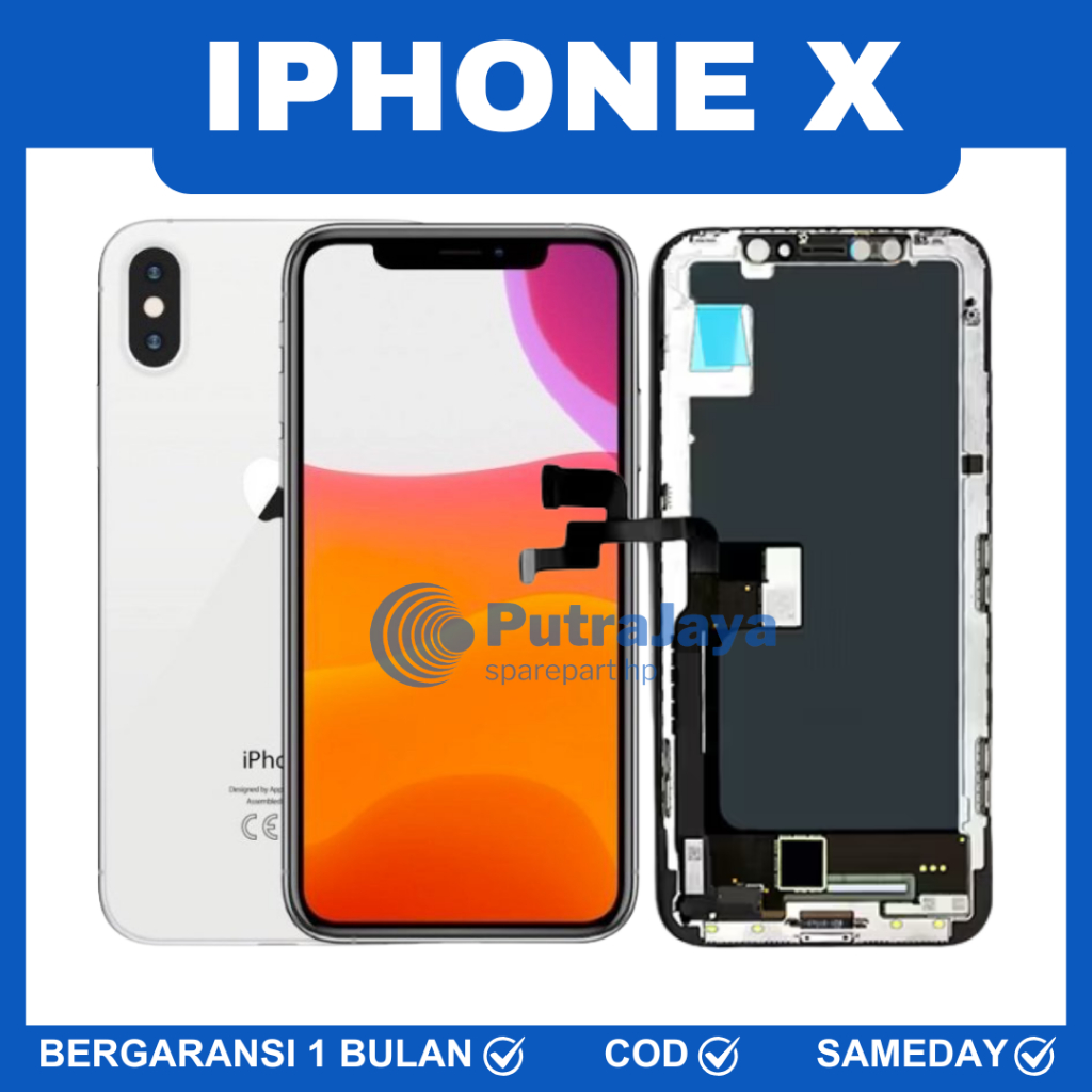 LCD TOUCHSCREEN IPHONE X / LCD IP X / LCD IPHONE X ORIGINAL OEM BERGARANSI