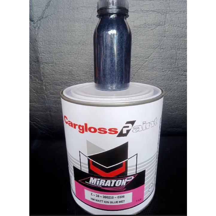 cat carglos warna biru doff ukuran 80ml.untuk motor scoopy,beat dan pcx