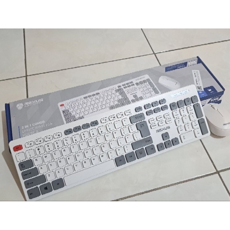 [PRELOVED] Rexus KM8 Keyboard Mouse Wireless Combo KM-8New Edition