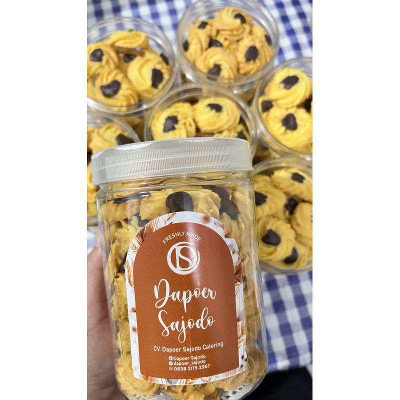 

Kue Semprit Susu Dapoer Sajodo toples 800ml renyah wangi susu full cream