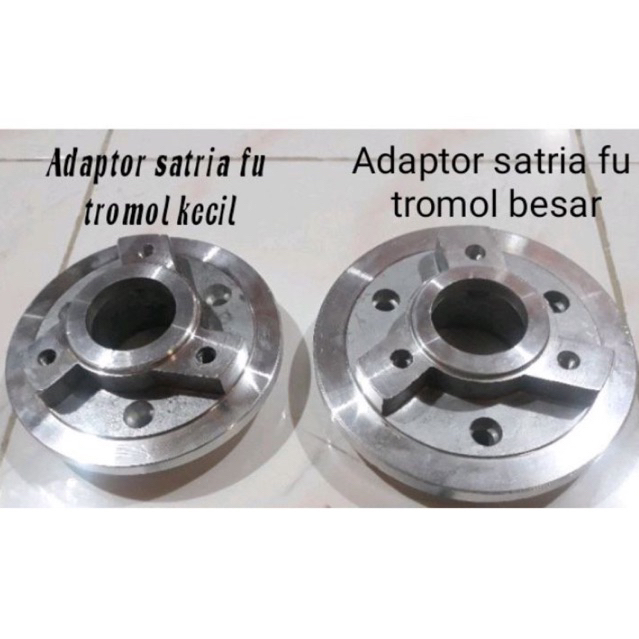 Adaptor Cakram Plendes SATRIA FU Belakang Tromol kecil dan besar