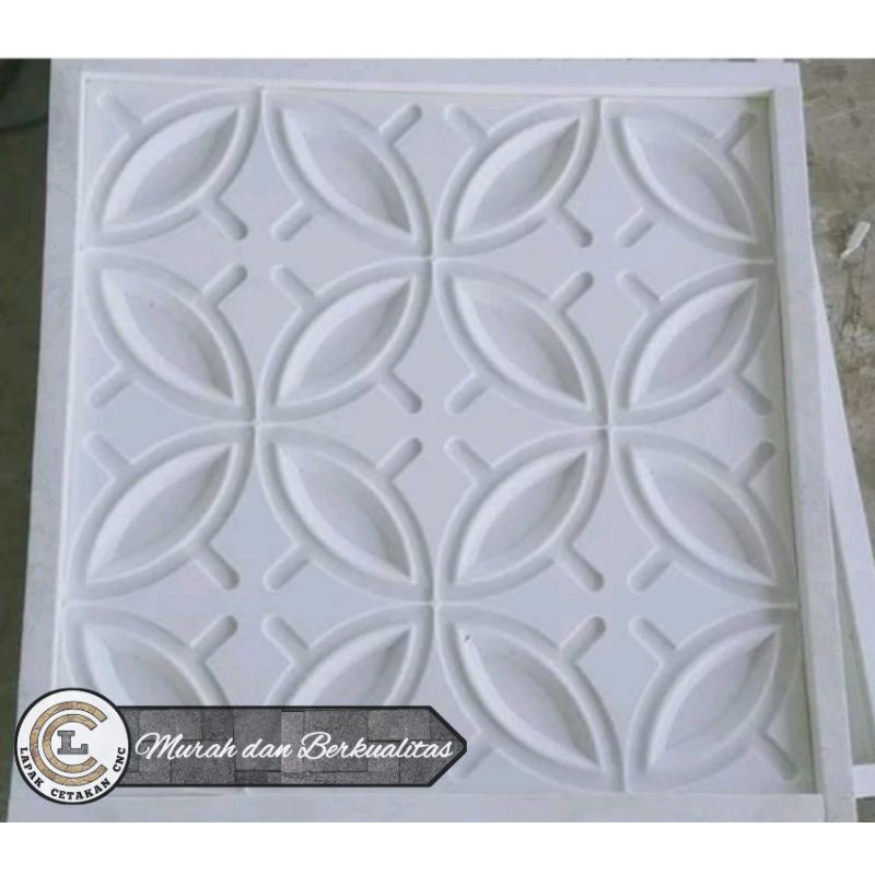 Cetakan GRC Masif CNC model Panel Dinding Motif Cekung