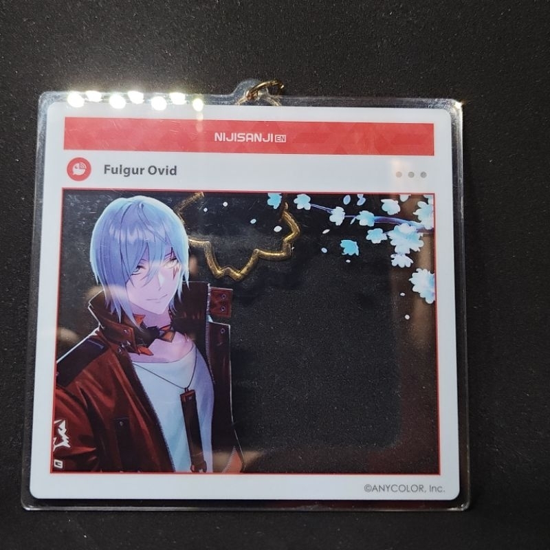 Nijisanji EN Noctyx Fulgur Ovid Acrylic Keychain Sakura Viewing