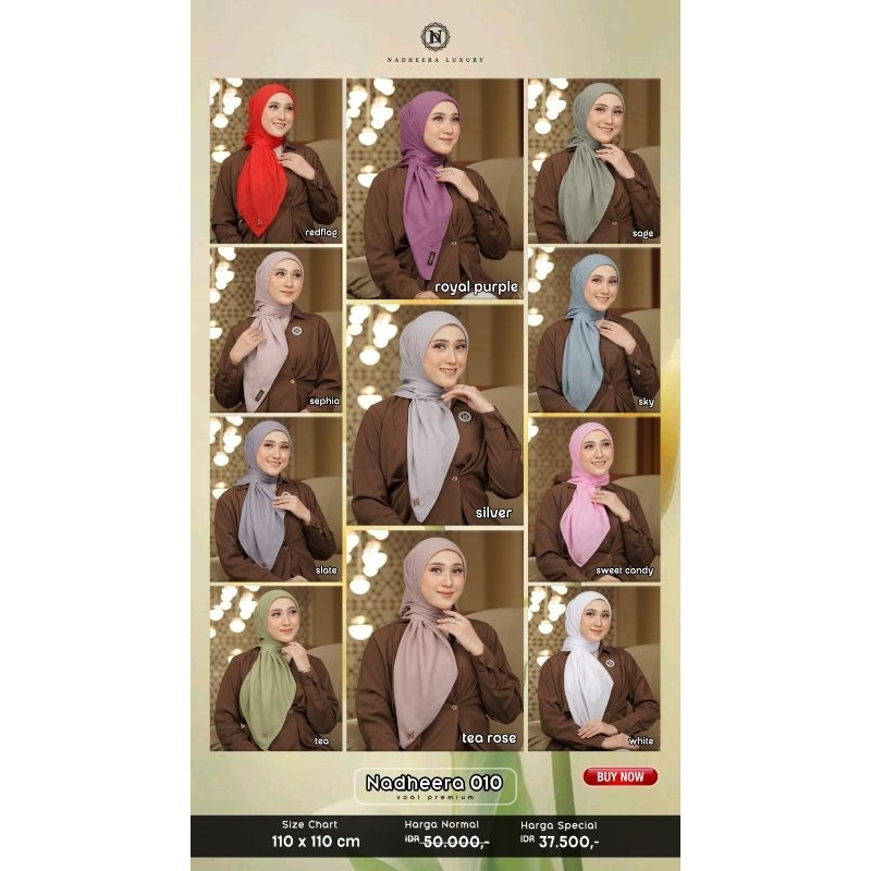 Hijab Nadheera N10 by Nadheera Luxury