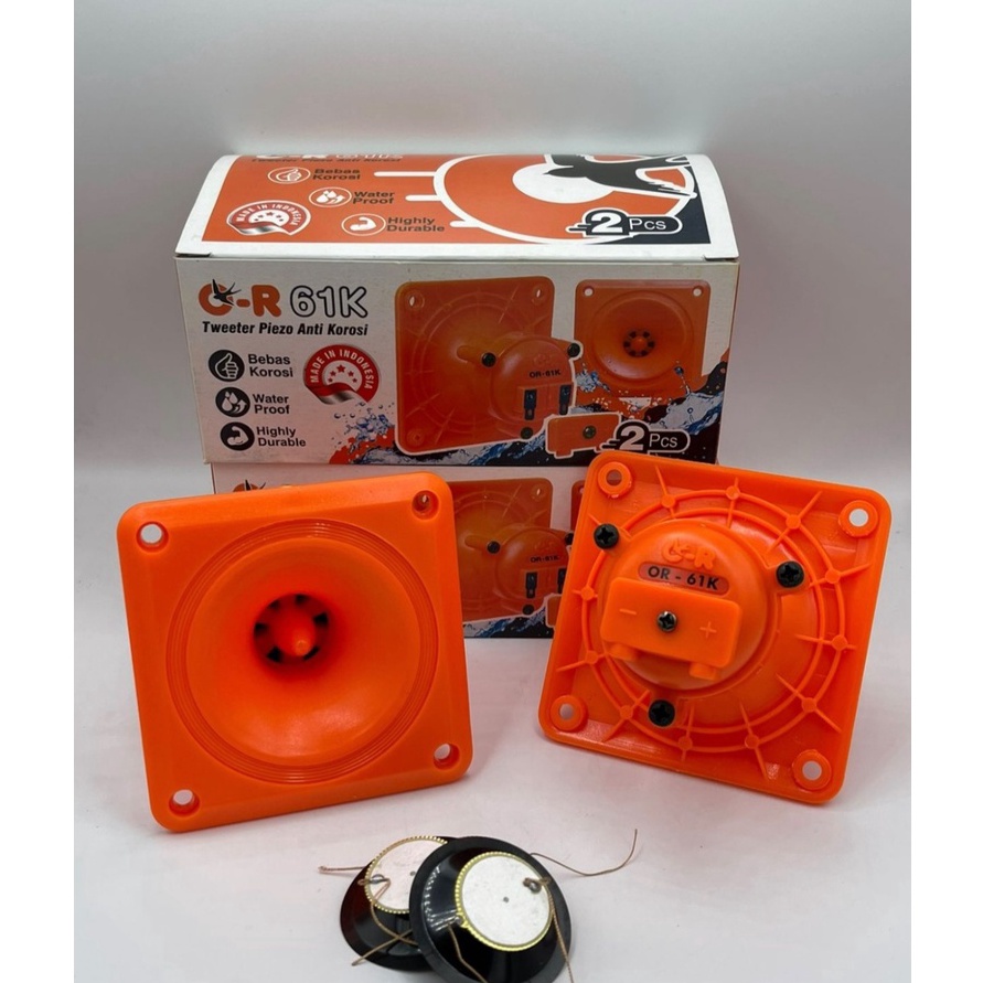 Terbatas ORANGE 61 OR 61 OR61 orange61  OR 61K  ORANGE 61K  tweeter speaker piezo cone mylar antiair