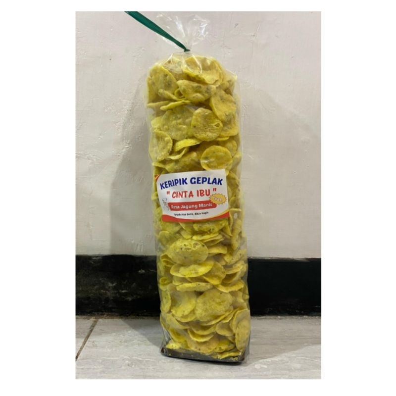 

keripik geplak per ball 1kg rasa jagung manis