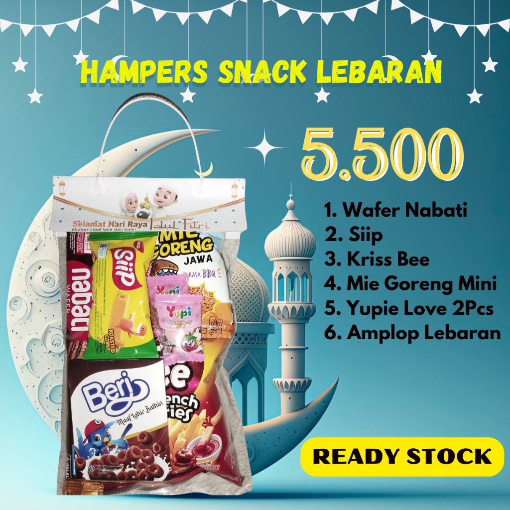 

Paket Hampers Snack Lebaran Parcel Snack Hampers Murah