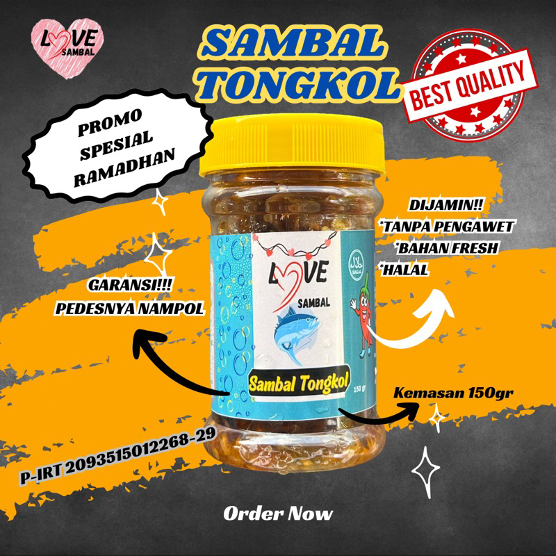 

SAMBAL IKAN TONGKOL by LOVE SAMBAL kemasan 150gram