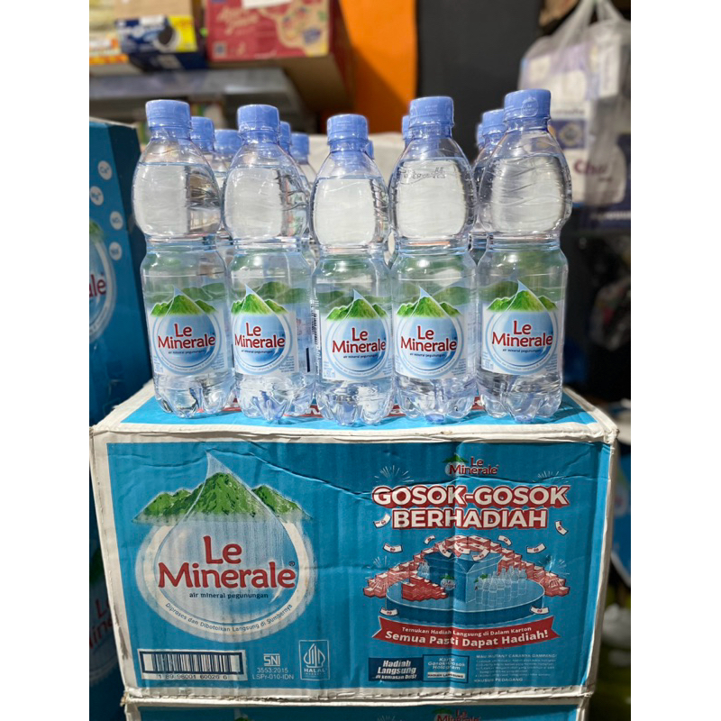 

1 Dus Le Minerale 600 ML. Diproses dan dibotolkan langsung di Sumbernya