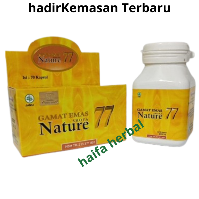 

Kapsul Gamat Emas Nature 77 Gamat Gold isi 70 kapsul Original Berhologram HERBAL PENGERING LUKA PASCA OPERASI