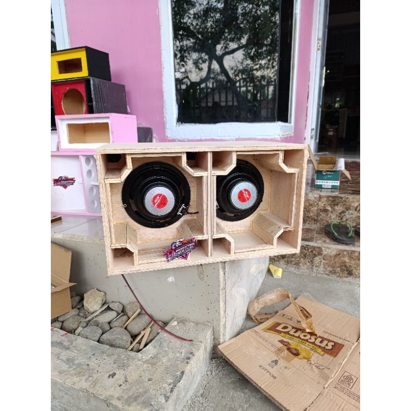 Box double planar brewoq + speaker 6 inch Acr